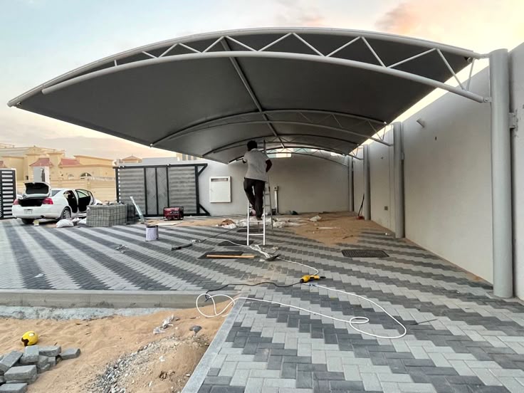 Car parking shades in dubai