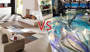 Epoxy Flooring vs Tiles