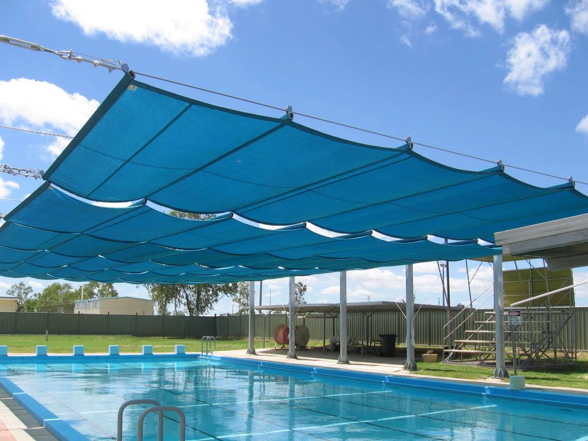 Swimming Pool Shade Net Installation in Dubai